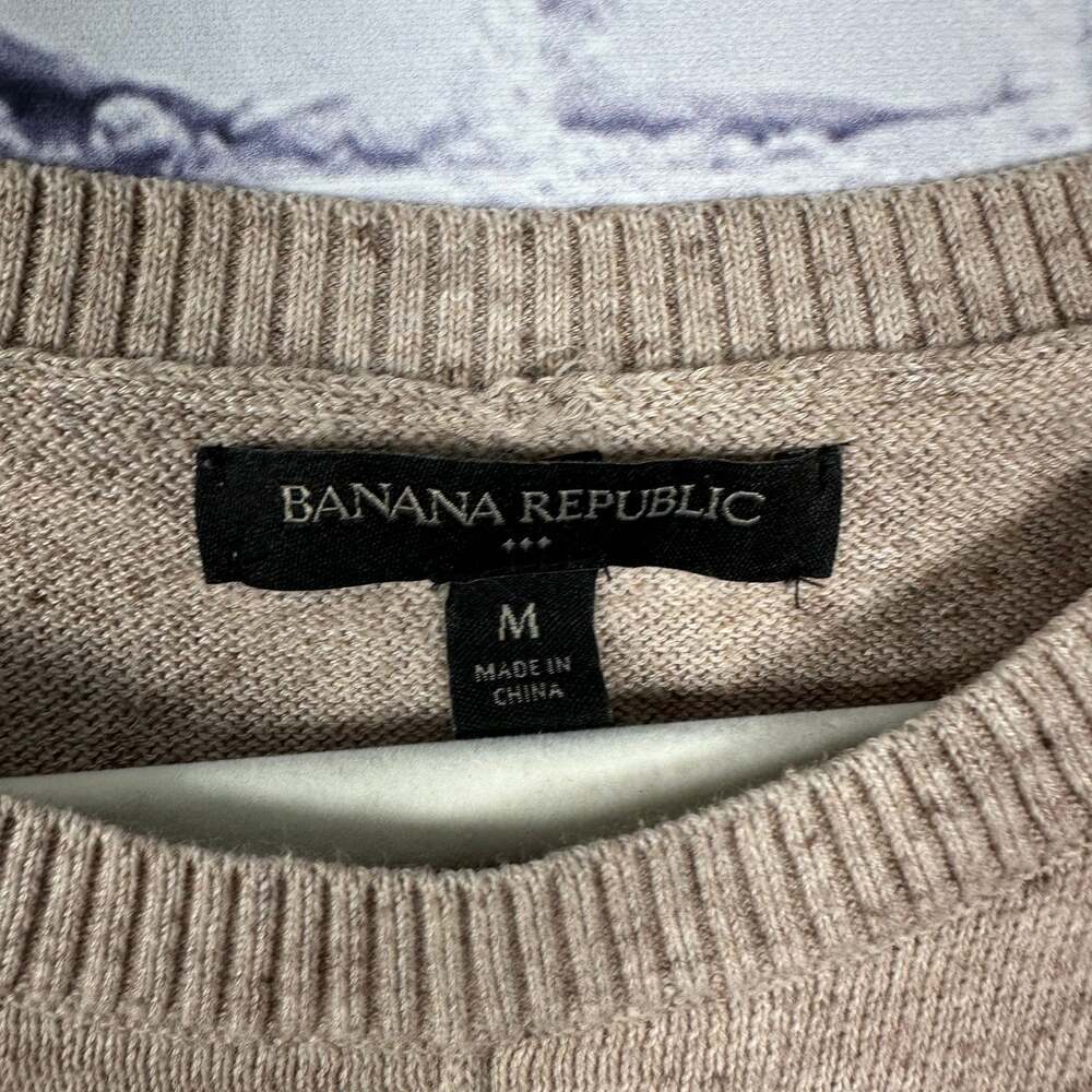 Banana Republic Tan Crew Neck Sweater - Picture 4 of 4